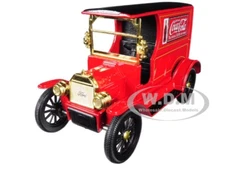 1917 FORD MODEL T CARGO VAN "COCA-COLA" RED 1/24 CAR MOTORCITY CLASSICS 424917