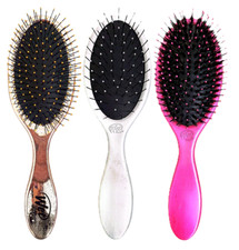 The Wet Brush Hair Detangling Brush Thin Hair Gold Punchy Pink Pack of 3