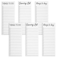 6 Pack 60 Sheets Magnetic Notepads Grocery List To-Do List Planner for Fridge