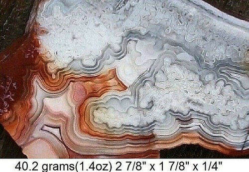MEXICO - LAGUNA LACE AGATE SLAB - GRADE A - Picture 2 of 4