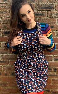 rainbow pinafore