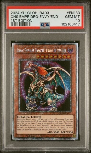Chaos Emperor Dragon-Envoy of the End (Platinum Secret Rare) RA03