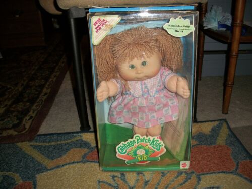 Vintage 1995 RARE 14" Girl Cabbage Patch Kids 'Kid - With all original paperwork