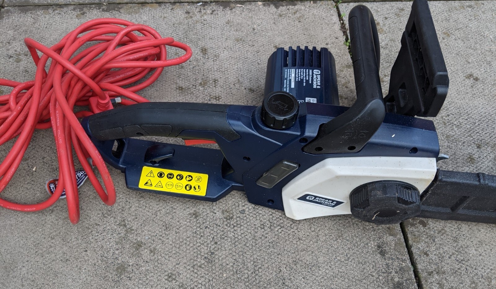 Spear & Jackson Electric Chainsaw 2400W chain saw CD2400 powerful 40cm corded eBay