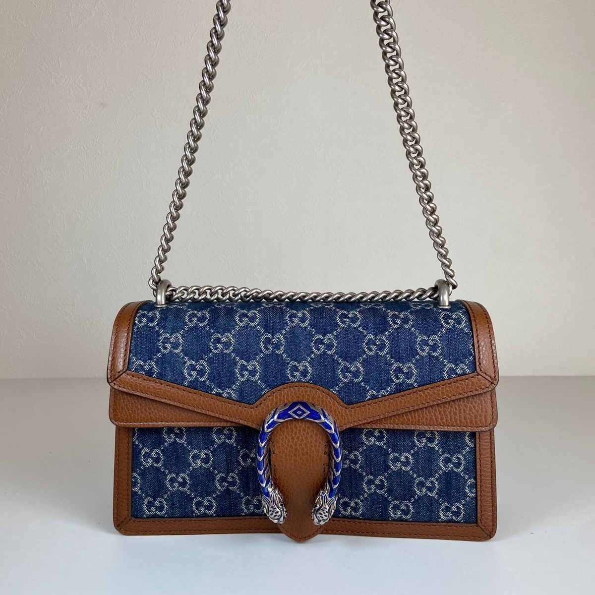 Authentic Gucci Dionysus GG Denim Shoulder Bag | eBay