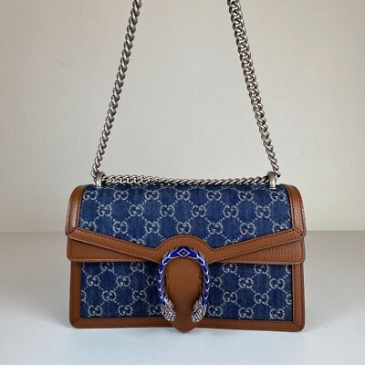 Authentic Gucci Dionysus GG Denim Shoulder Bag | eBay
