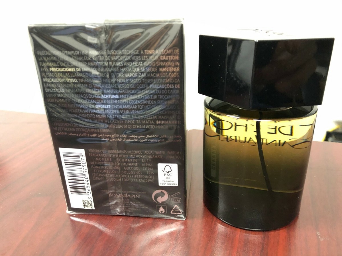 LA NUIT DE L'HOMME YVES SAINT LAURENT 3.3 oz / 100 ML EDT Spray
