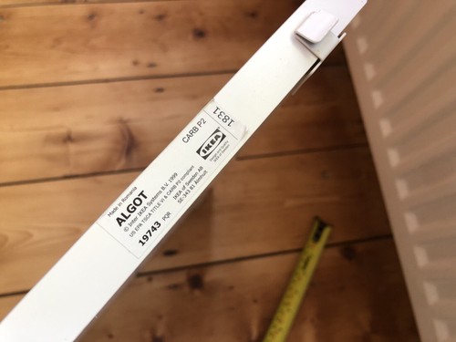 IKEA ALGOT 40cm x 38cm Regalbrett Auslaufmodell offenes Regal Kleiderschrank - Bild 3 von 6