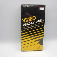 Realistic Video Head Cleaner Non-Abrasive Wet System For VHS Players NEW SEALED