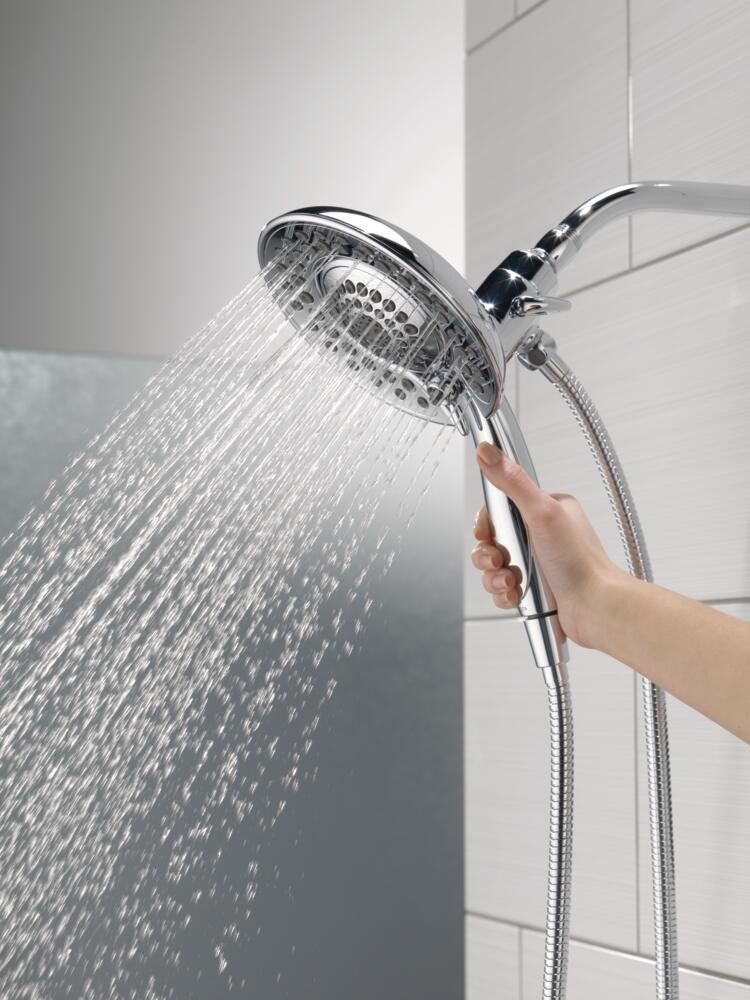 Delta In2ition Handheld Shower Head 5-Setting Chrome-Certified Refurbished
