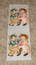 The Gifted Line ~ John Grossman One Sticker Strip ~ Dancing Cats  RHTF (1993)