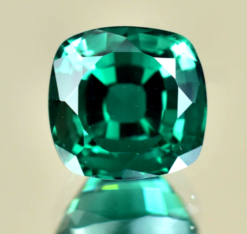 Smeraldo Verde Naturale 12,00 Ct Taglio Cuscino Certificato AGL Splendida Gemma Sciolta - Foto 1 di 6