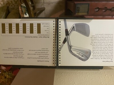 RARE Collectors Ben Hogan Display Stand w 3 sets of Hogan Irons