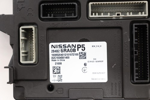 2021 - 2023 NISSAN ROGUE BCM CHASSIS BODY CONTROLLER MODULE UNIT OEM 284B26RA0B - Picture 10 of 11