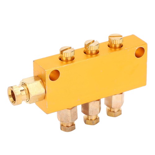 Oil Distributor Adjustable Lube Piston Separator Divider Valve Lubrication CX4 - Picture 7 of 22