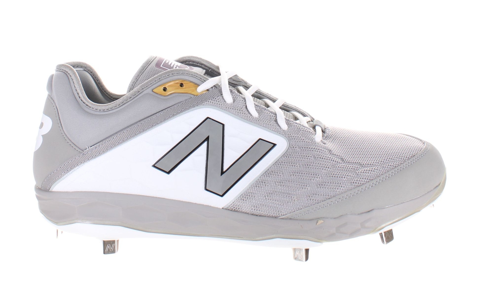 New Balance Mens L3000gw4 Gray Baseball Cleats Size 16 (2E) (7250778)