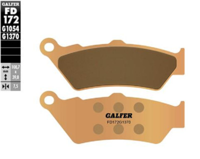 GALFER Beläge Bremse Sinter Für MOTO GUZZI Strider Scrambler