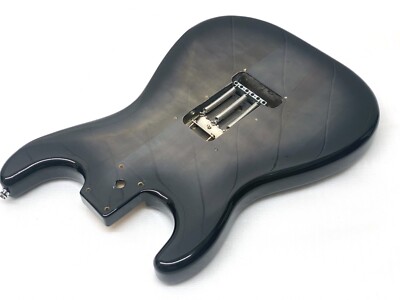 Squier by Fender STG36F BLACK アーム有り Genuine Fender ALL WOOD Squier STRAT BODY Black Burst Flame Maple