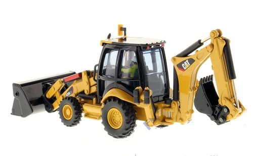 1:50 DM CAT420E IT Backhoe Loader Construction Machine Equipment Diecast Model - Picture 3 of 8