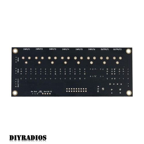MZTRS Audio Source Switcher Audio Source Selector RC 6-Way Input 2-Way Output - Picture 6 of 7