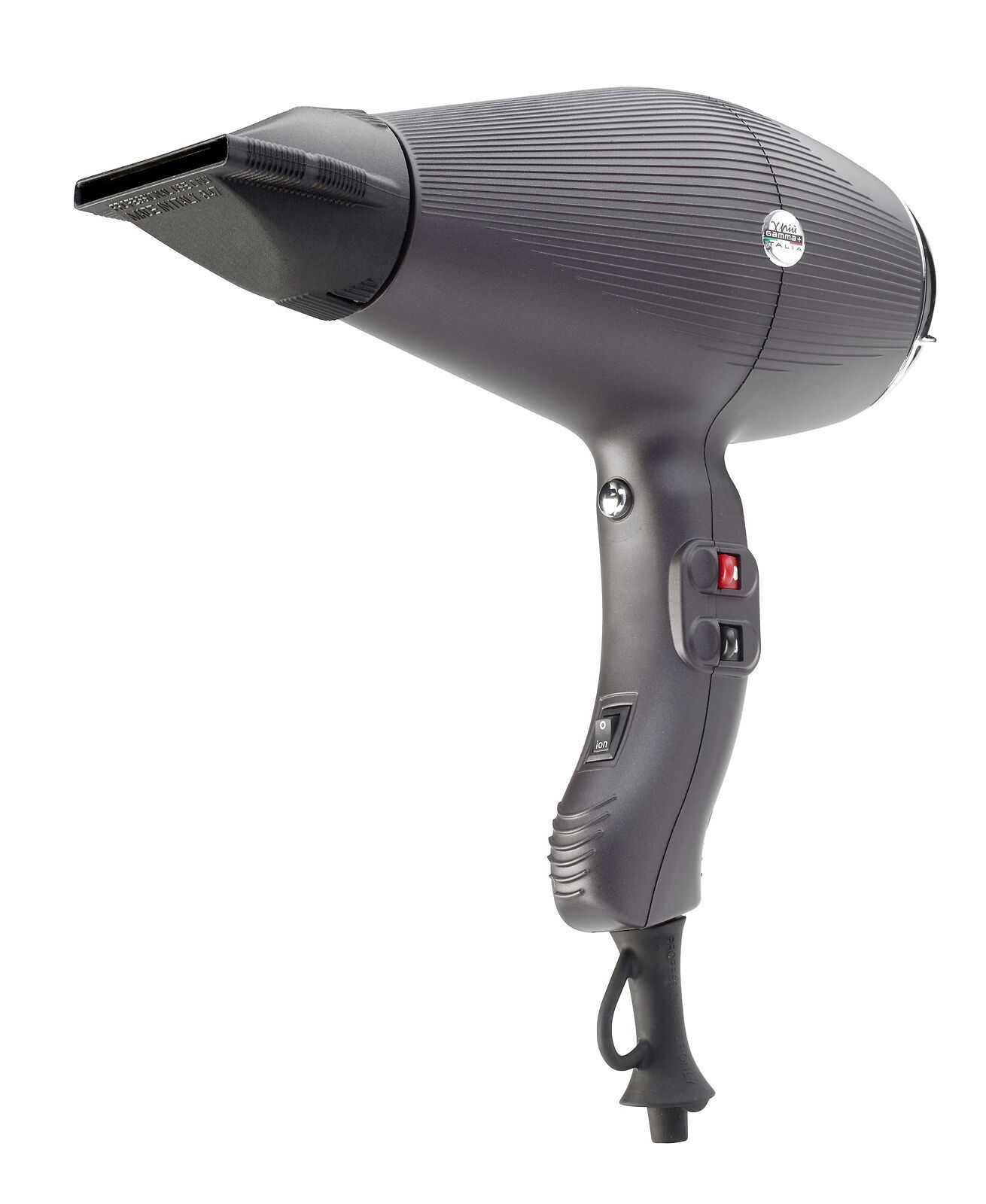 Gamma+ Black Aria Dual Ionic Hairdryer - Graphite - Image 2