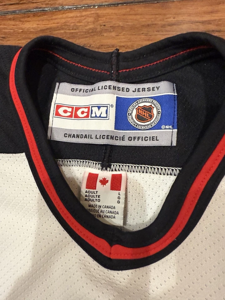Винтажная футболка CCM New Jersey Devils, пустая, размер L - Изображение 3 из 4