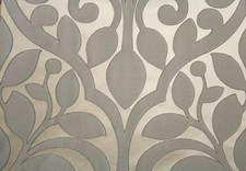 Silver Jacquard Wedding Tablecloth Rhonda Polyester Dining Cover Custom