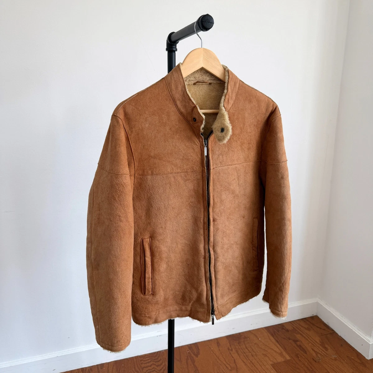 Ermenegildo Zegna Coats, Jackets & Vests Leather Outer Shell for