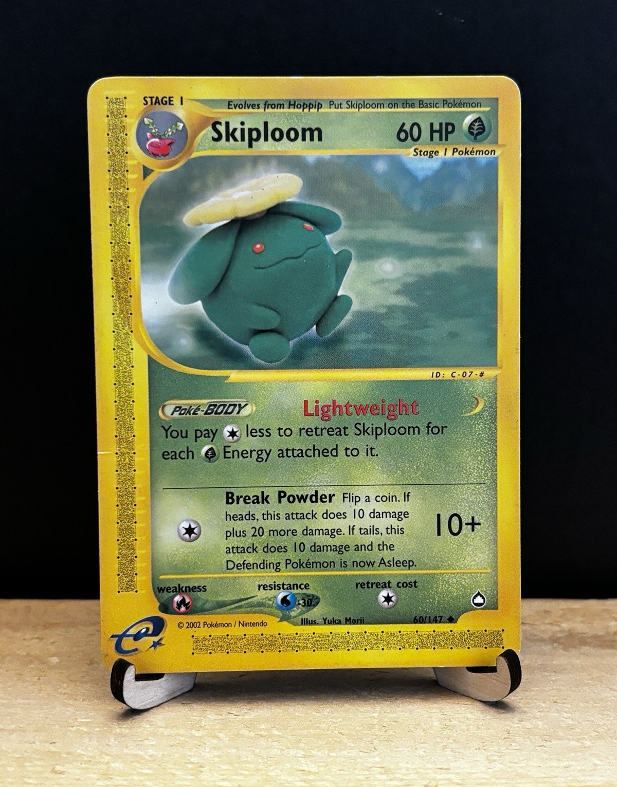 The Pokemon Company Pokemon TCG Skiploom 060/147 Aquapolis Uncommon 60HP EN