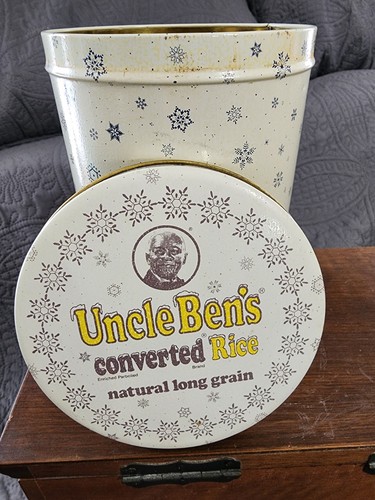 Vintage Uncle Ben's Reis Blechdose 1985