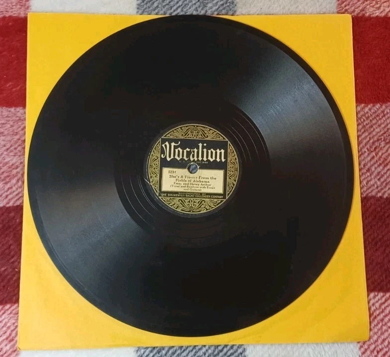 Prewar Country 78 RPM Emry And Henry Arthur Vocalion 5234 HEAR AUDIO READ Desc. - Image 3 of 3