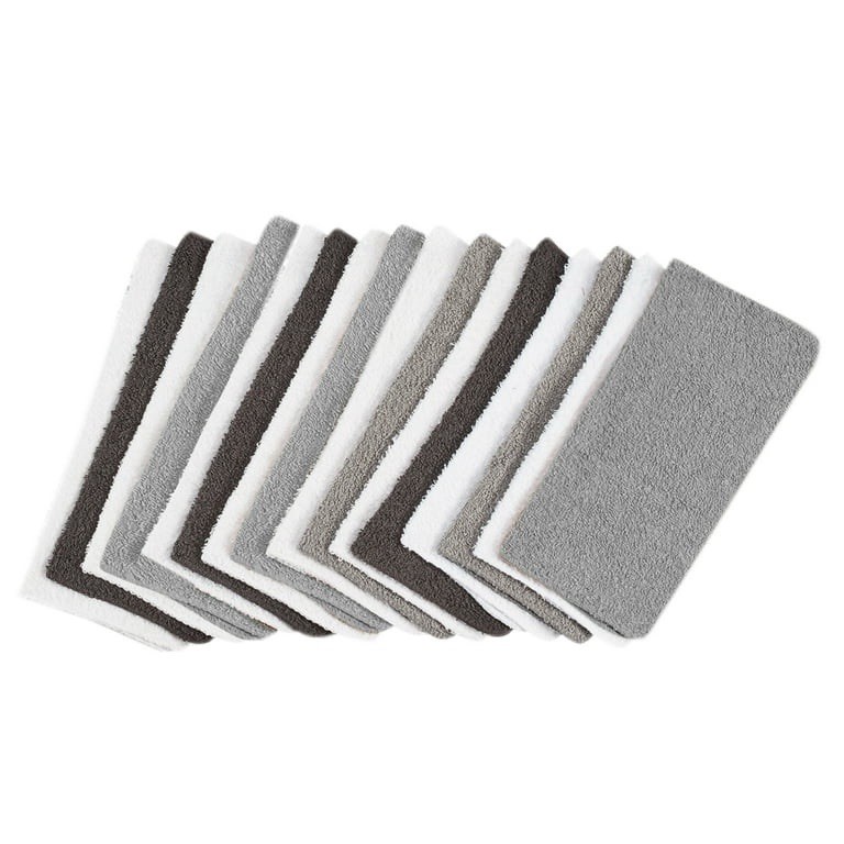 Mainstays 18-Pack Washcloth Bundle, Grey /white/ Black . Multicolor