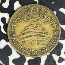 1925 Lebanon 5 Piastres Lot#C6232
