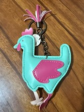 Chicken Keychain Fluffy Layers 4x2.5 Bag Charm