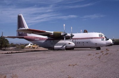 Kodachrome Slide N131FF (81) C-130A Hercules Chandley Memorial 2003 (B34)
