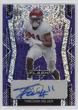 2022 Leaf Flash Purple Metalized Sparkles /20 Traeshon Holden #BA-TH1 Auto 0bz