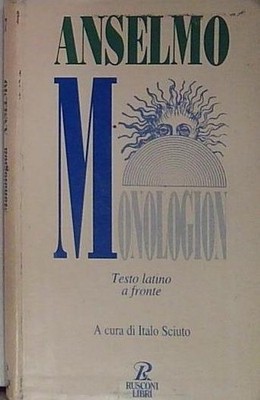 Anselmo d'aosta (sant') MONOLOGION Rusconi Bücher 1995