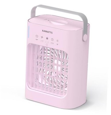 Portable Air Conditioners Cooling Fan, 3 Speeds Evaporative Mini Air F02 Pink