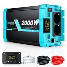 1000W 2000W Reiner Sinus Wechselrichter 12V 230V Spannungswandler Inverter LCD