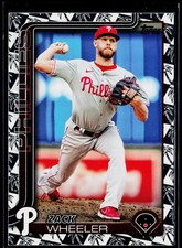 Zach Wheeler 2025 Topps Series 1 #218 Palm Tree Foil Philadelphia Phillies