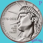 2026-P SemiQuinCentenial HALF DOLLAR (P) Phil. Mint One COIN  in 2x2 holders