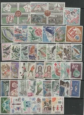 Stamps Monaco, lot of stamps unused MH and MNH
