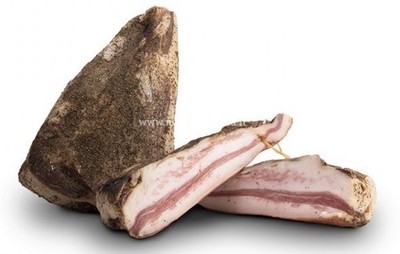   Kalabrischer Guanciale süß   Traditionell gereift- 1 Kg   2X 500 g Genuss pur