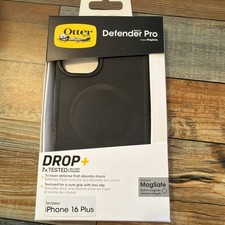 New Otterbox Defender Pro for MagSafe iPhone 16 Plus - Black