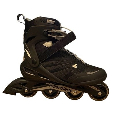 Rollerblade Zetrablade Herren-Inlineskates  Skates Inliner Black/Silver Gr 45,5
