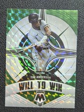 2022 Panini Mosaic - Will to Win Tim Anderson #WW-5 Green Mosaic Prizm