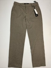 Liverpool Los Angeles Kelsey Dress Pants Women 8/29 Black Check Straight CEB1512