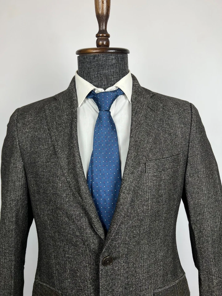 Chaqueta Blazer Italiana de Lujo Etro Milano Para Hombre Retazos Parche en el Codo Talla US 38 Foto 4 de 4