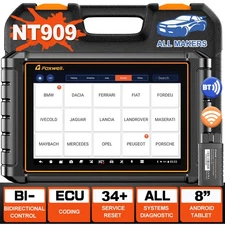 FOXWELL NT909 Bidirectional Scanner OBD2 Diagnostic ECU Coding DPF Reset