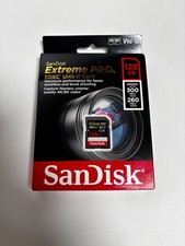 SanDisk 128GB Extreme PRO SDXC UHS-II (300 MB/s Read & 260 MB/s Write - C10)